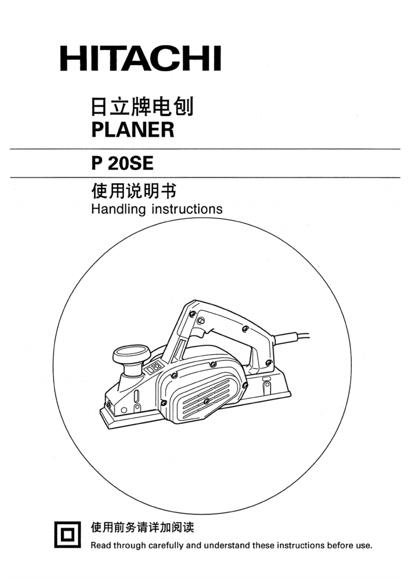 Hitachi P 20SE Handling instructions