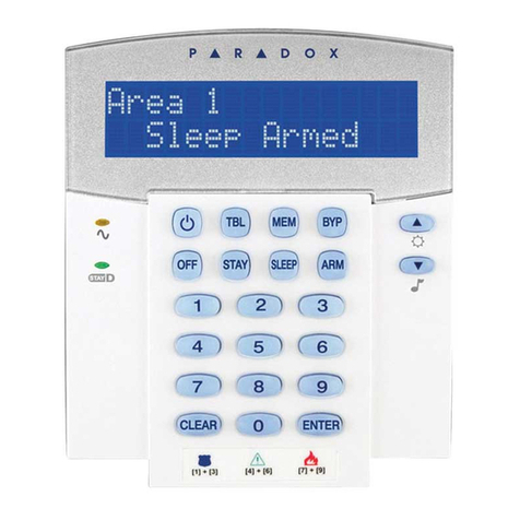 Paradox K32LCD Quick start up guide