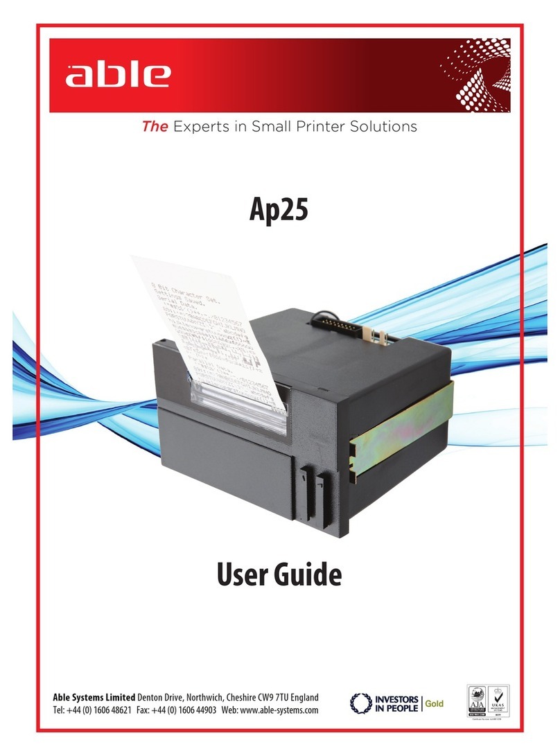 ABLE Ap25 User manual