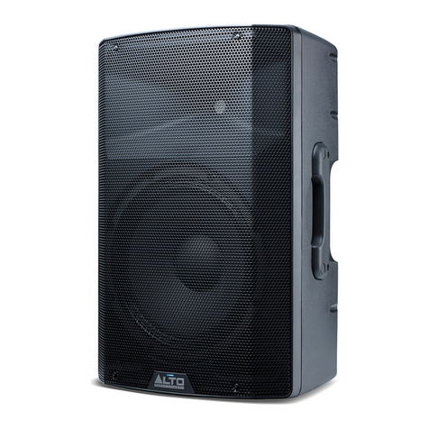 Alto Professional TX208 user guide