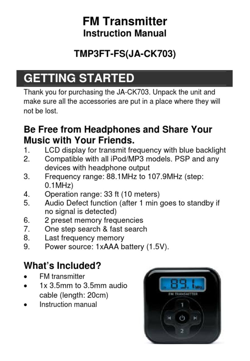 jWIN TMP3FT-FS instruction manual
