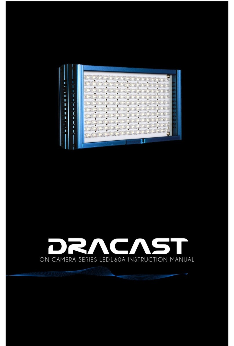 DRACAST LED160A instruction manual