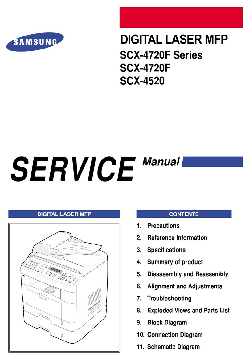 Samsung SCX-4720F User manual Samsung SCX-4720F User manual