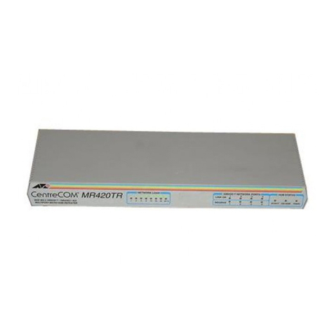 Allied Telesis AT-MR420TR installation guide