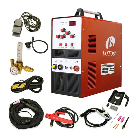 LOTOS TIG200 Operation manual