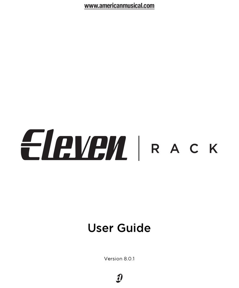 Avid Technology Eleven Rack user guide