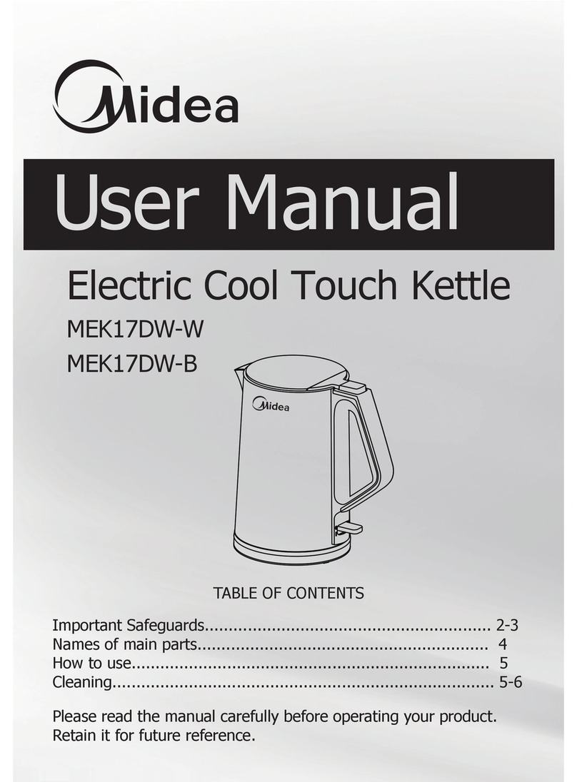 Midea MEK17DW-W User manual