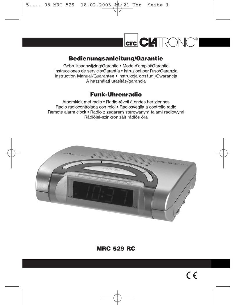 Clatronic MRC 529 RC instruction manual