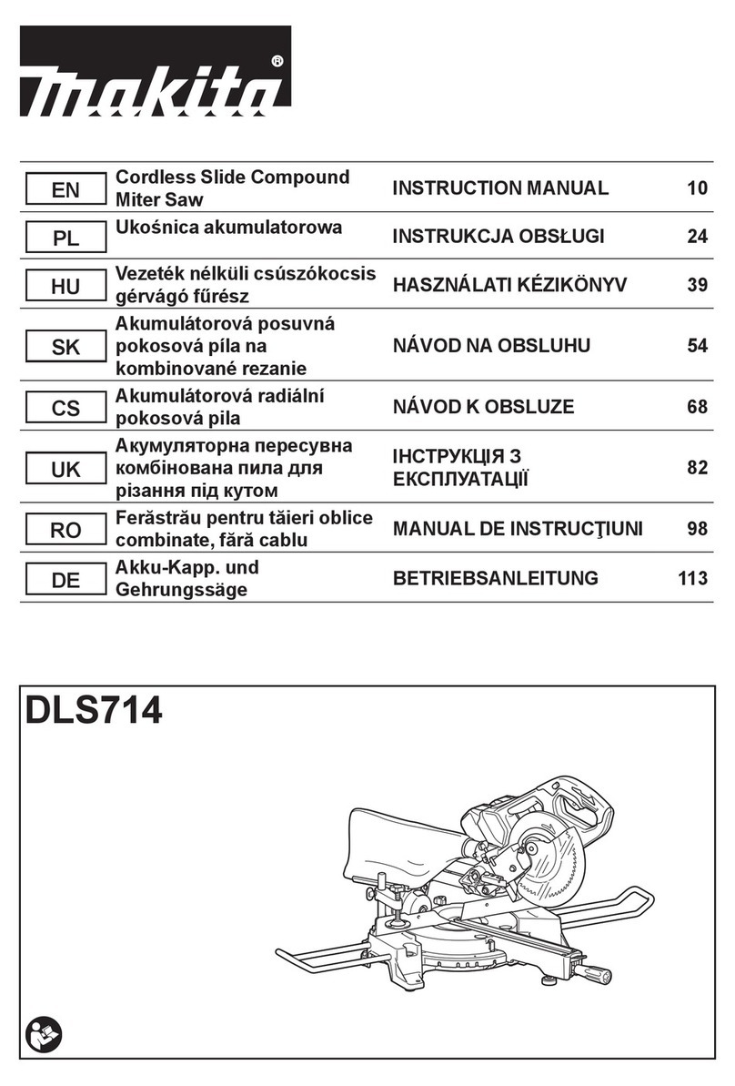 Makita DLS714 User manual