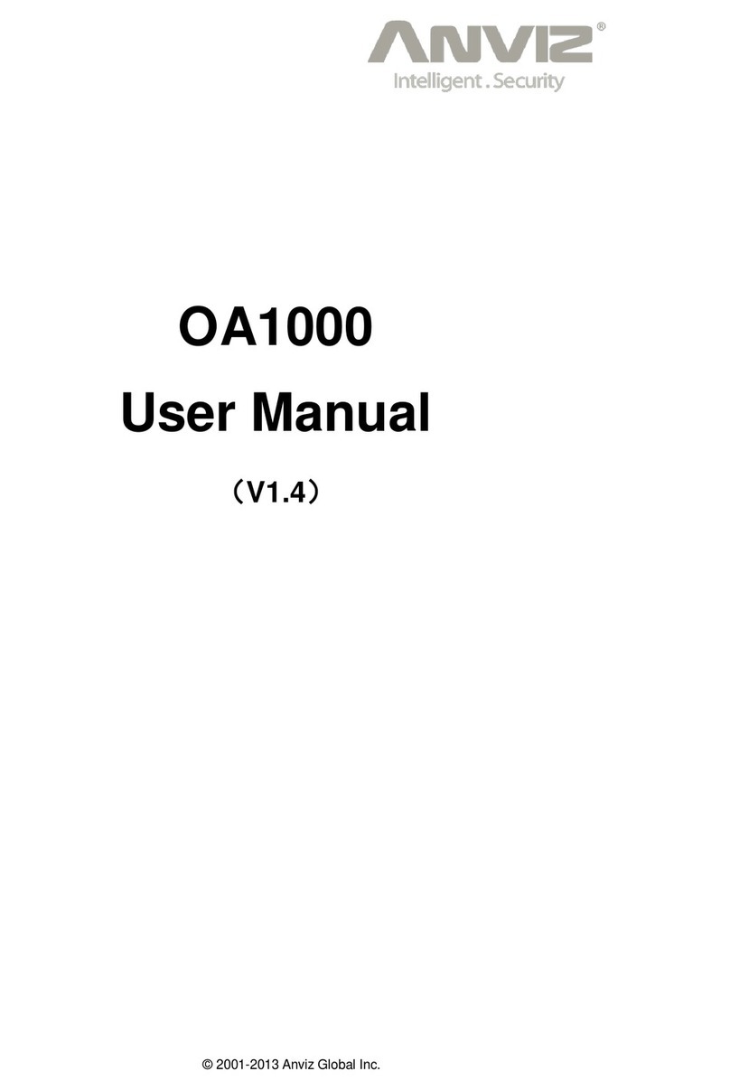 Anviz OA1000 Mercury user manual