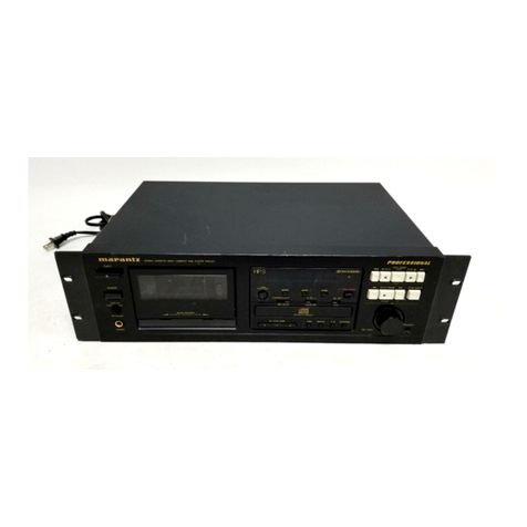 Marantz PMD351 Service manual