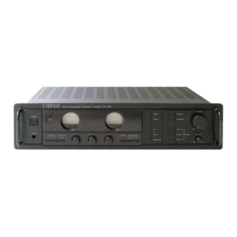 Carver CM-1090 User manual
