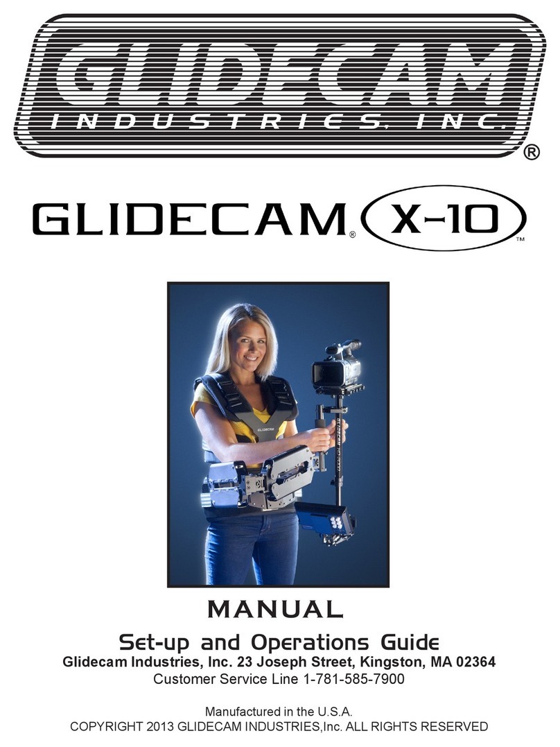 Glidecam X-10 Set up and operation guide