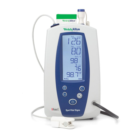 Welch Allyn Spot Vital Signs Service manual