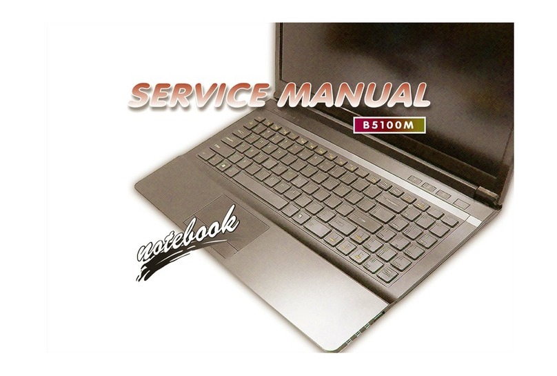 Clevo B5100M User manual
