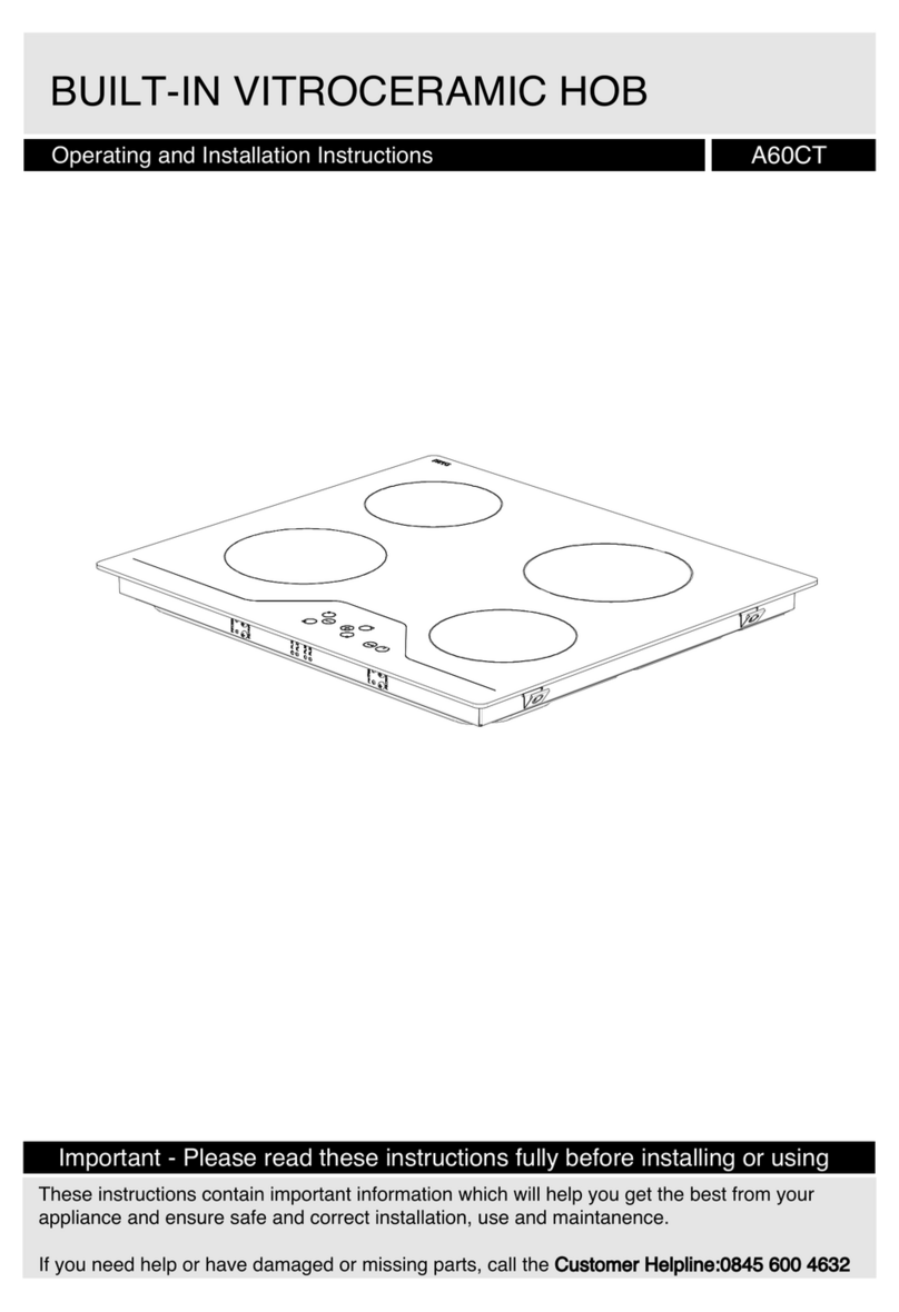 Argos A60CT Operating and installation instructions