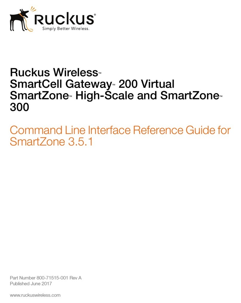 Ruckus Wireless SmartCell Gateway 200 Command line interface reference guide