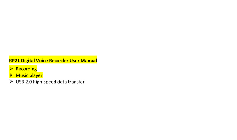 AGPtek RP21 User manual