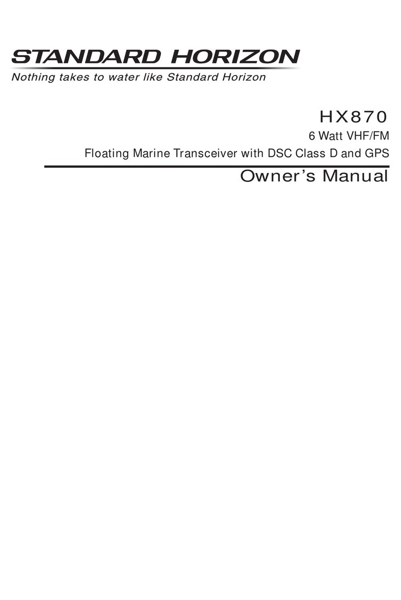 Standart Horizont HX870 owner's manual