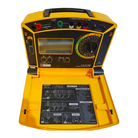 Chauvin Arnoux C.A 6115N user manual