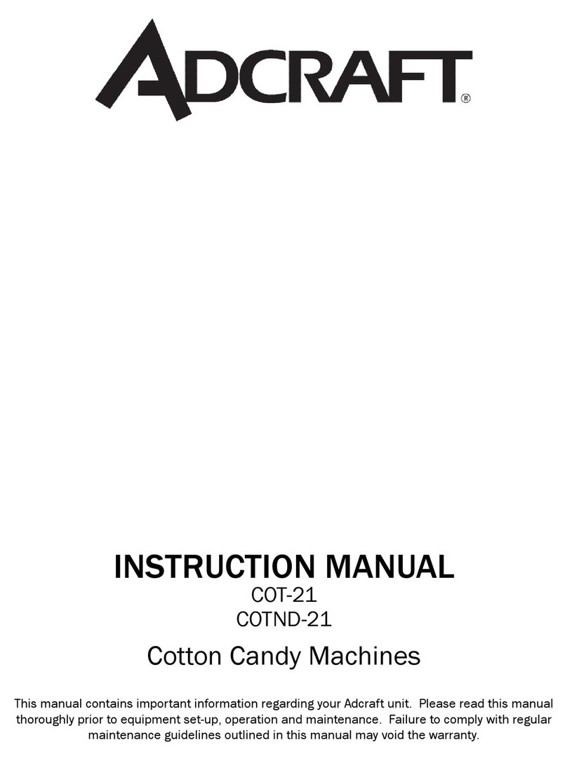 Adcraft COT-21 instruction manual