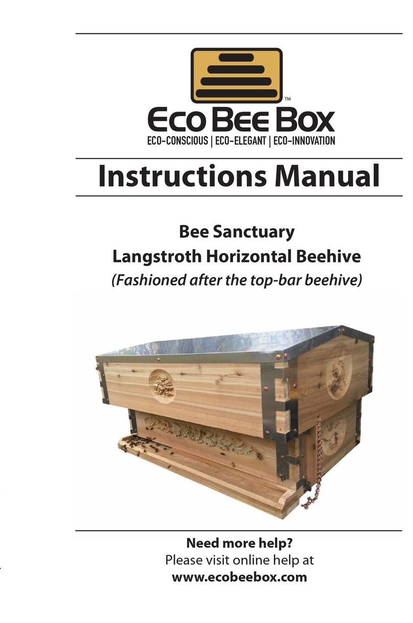 Eco Bee Box Bee Sanctuary instruction manual
