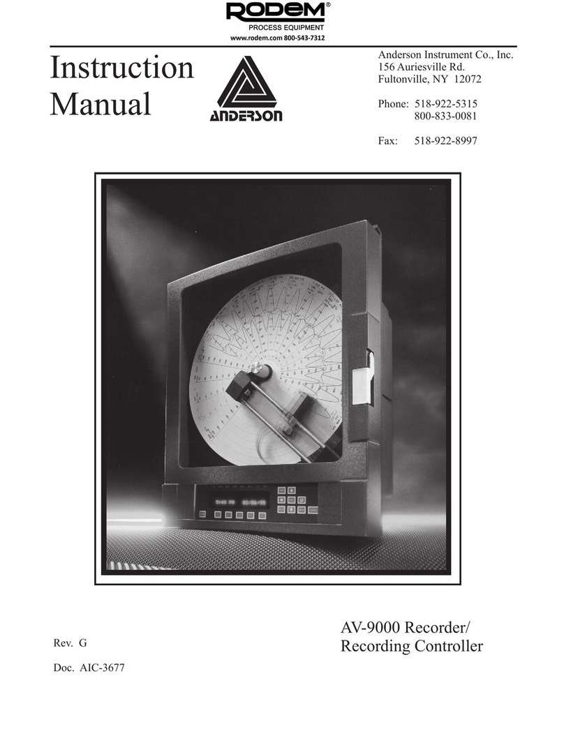 Anderson AV-9000 instruction manual