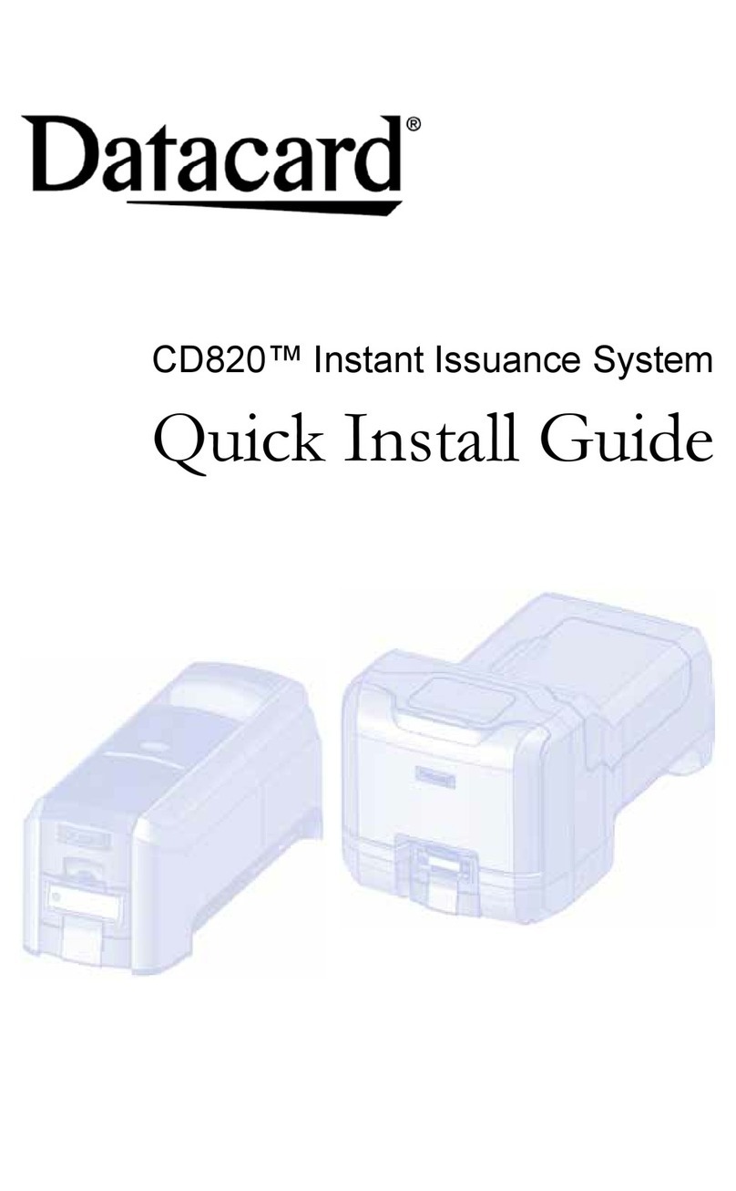 DataCard CD820 User manual DataCard CD820 User manual