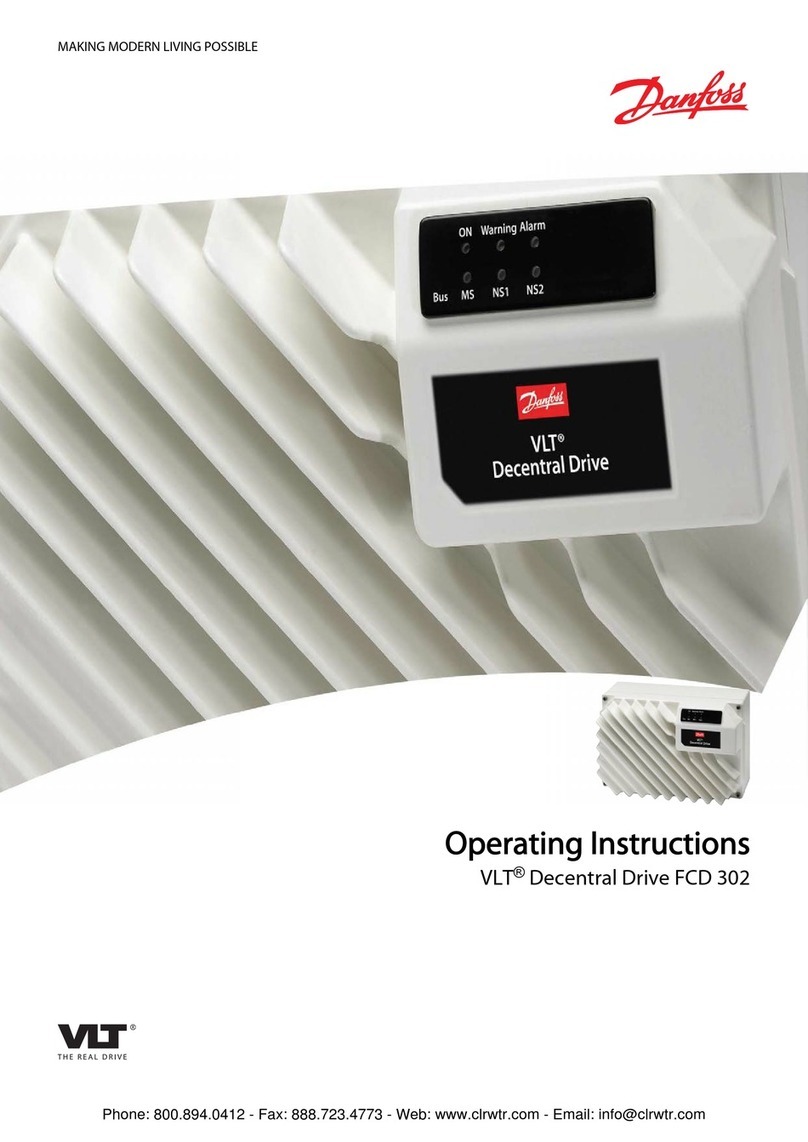 Danfoss vlt fcd 302 User manual