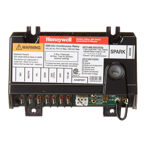 Honeywell SUPER TRADELINE S8610U User manual