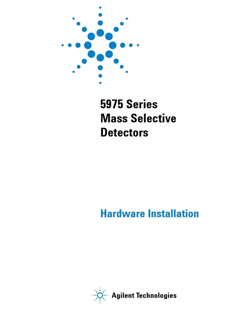 Agilent Technologies 5975 Series Hardware installation