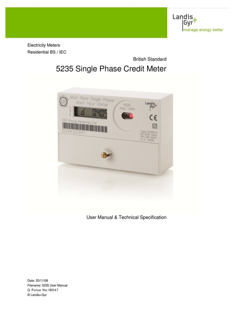 Landis & Gyr 5235 User manual & technical information
