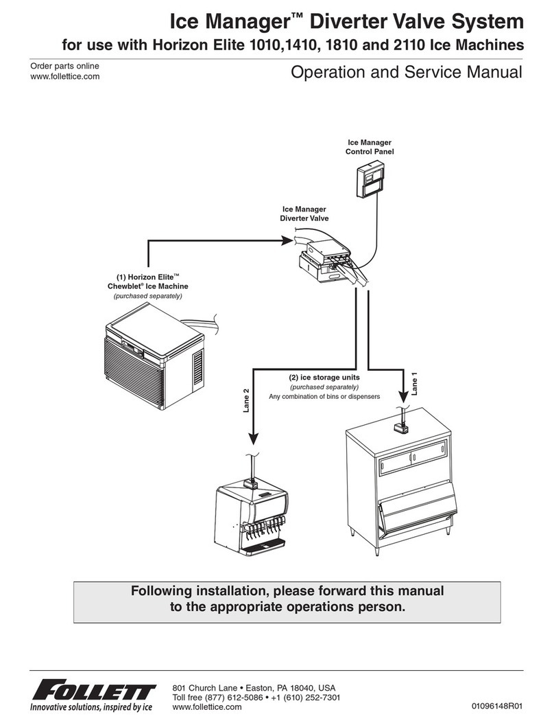 Follett Ice Manager Operation and service manual Follett Ice Manager Operation and service manual