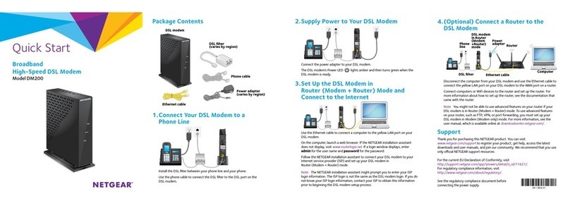 NETGEAR DM200 quick start
