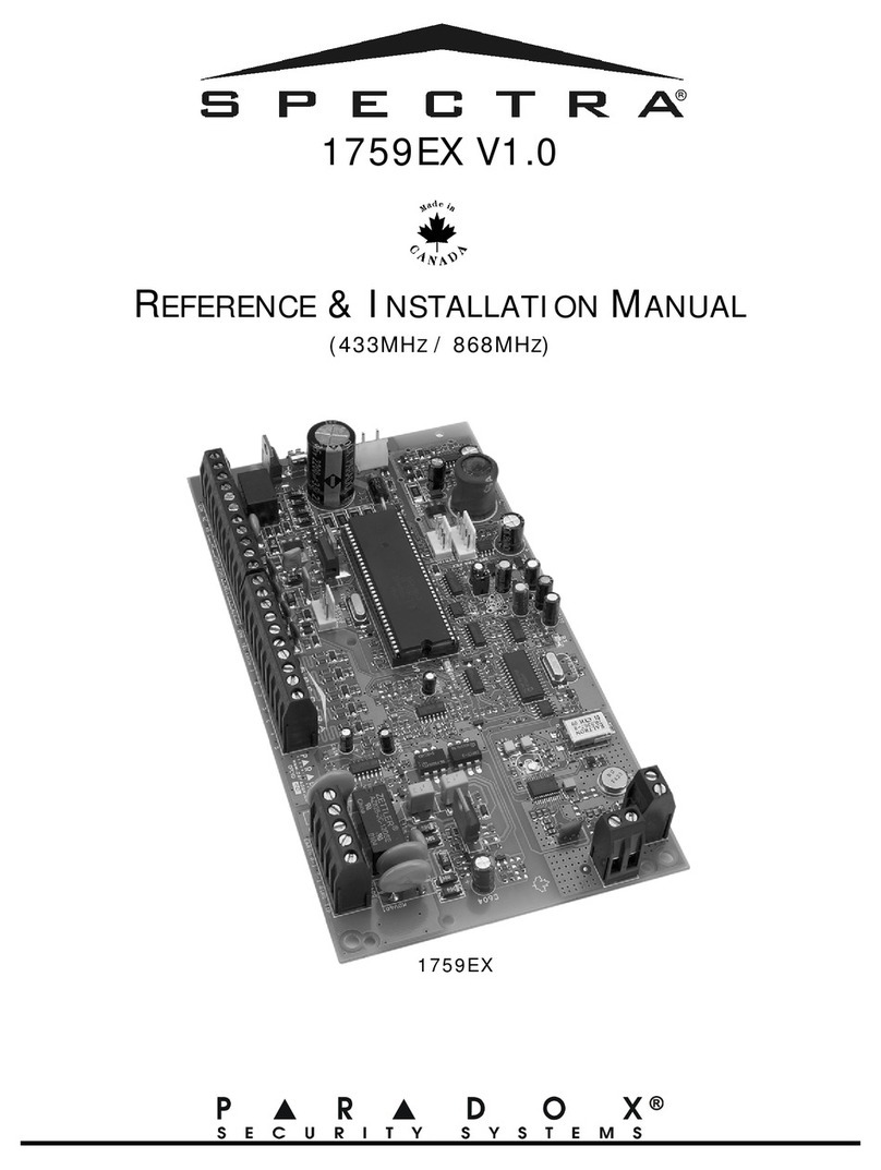 Spectra 1759ex User manual