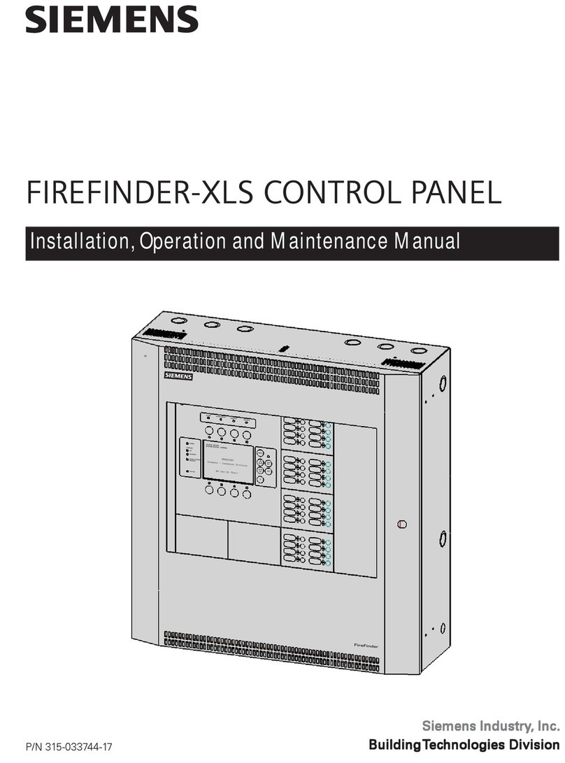Siemens FIREFINDER-XLS User manual