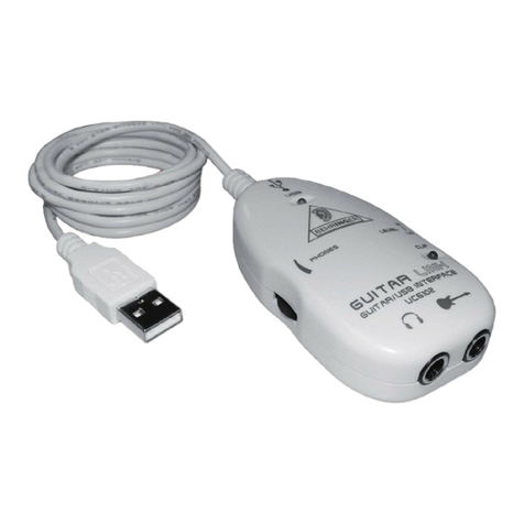 Behringer GUITAR LINK UCG102 Firmware update
