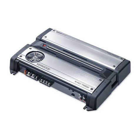 Kenwood KAC-7202 User manual