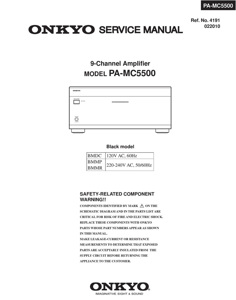 Onkyo PA-MC5500 Service manual