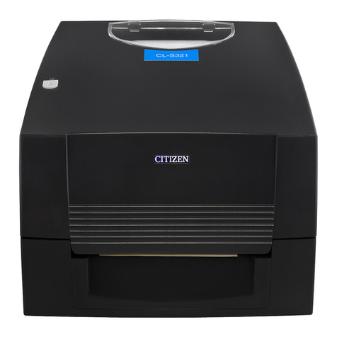 Citizen CL-S321 Series User manual