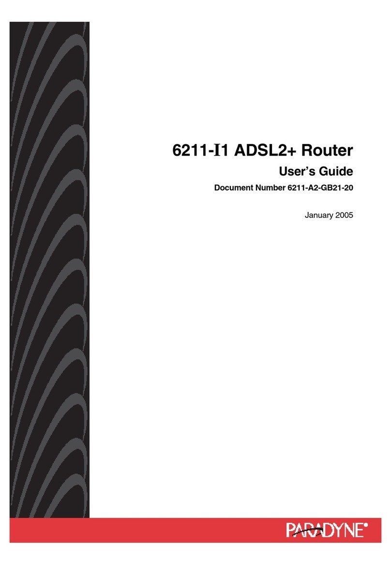 Paradyne 6211-I1 User manual