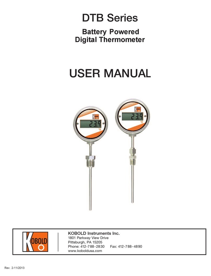 Kobold DTB Series User manual