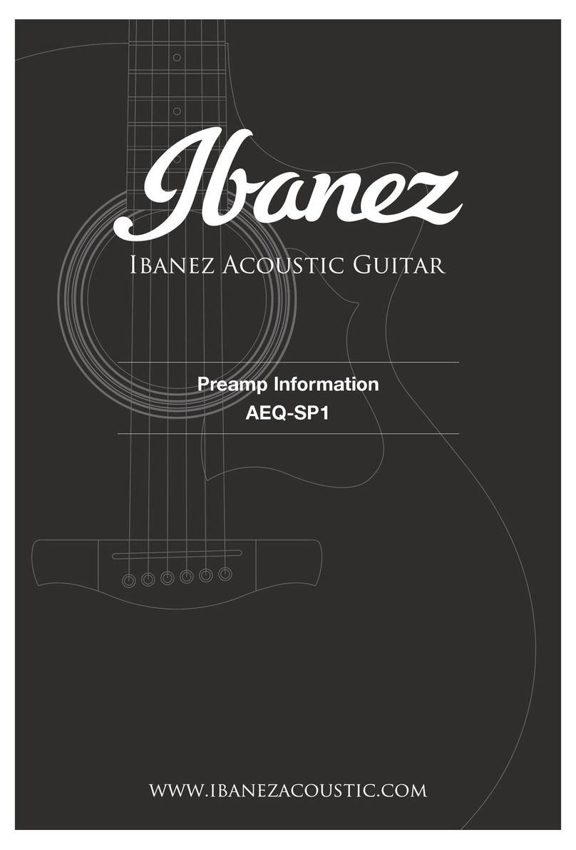 Ibanez AEQ-SP1 Technical manual