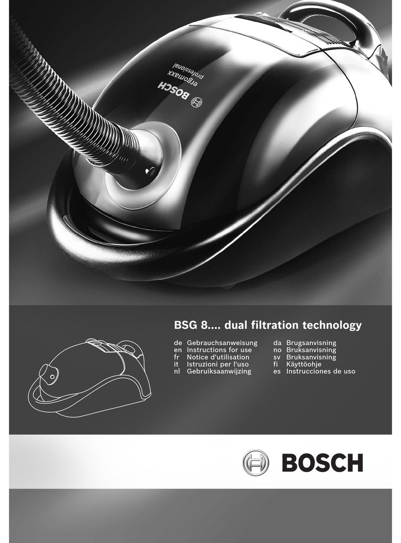 Bosch BSG8 series User manual