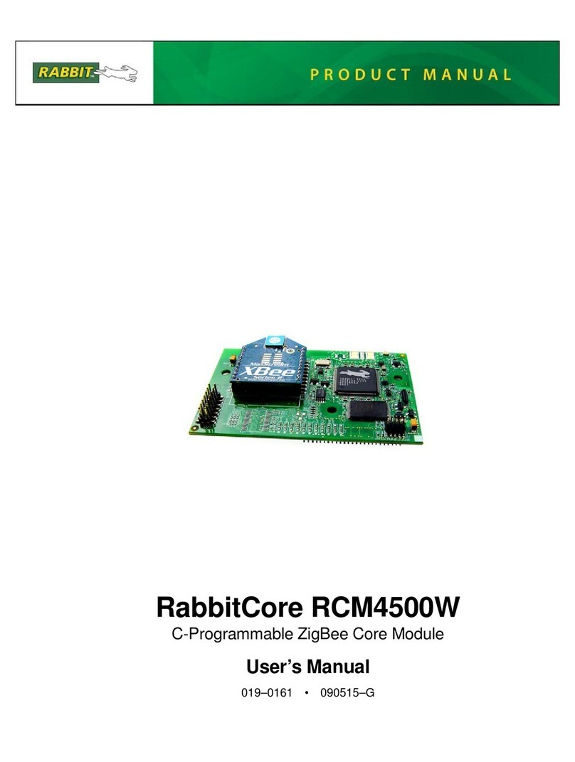 RabbitCore RCM4500W user manual RabbitCore RCM4500W user manual