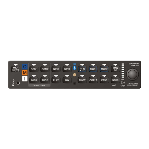 Garmin GMA 350 User manual Garmin GMA 350 User manual