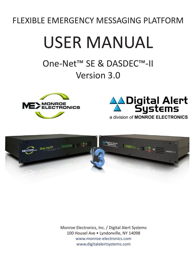Monroe Electronics One-Net SE user manual