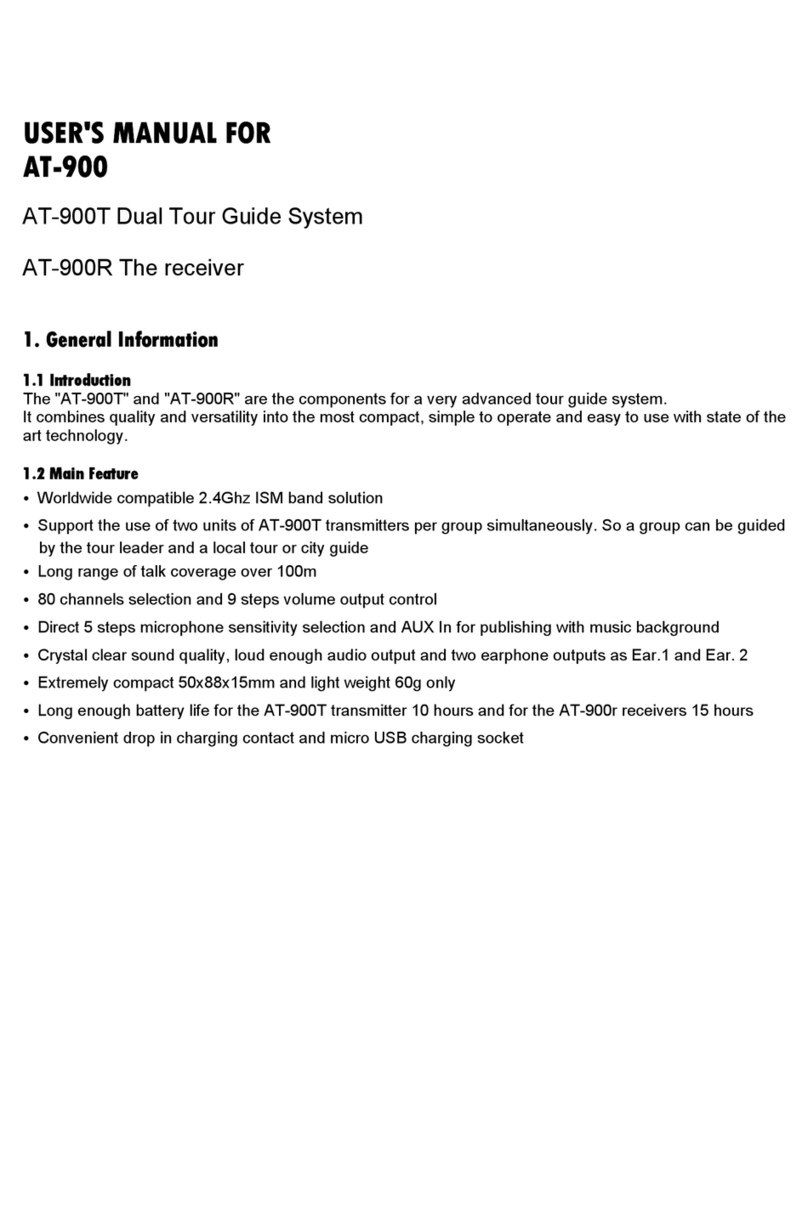 Axitour AT-900T user manual