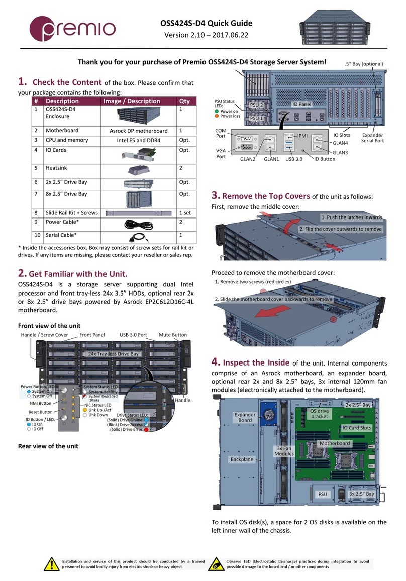 Premio OSS424S-D4 quick guide