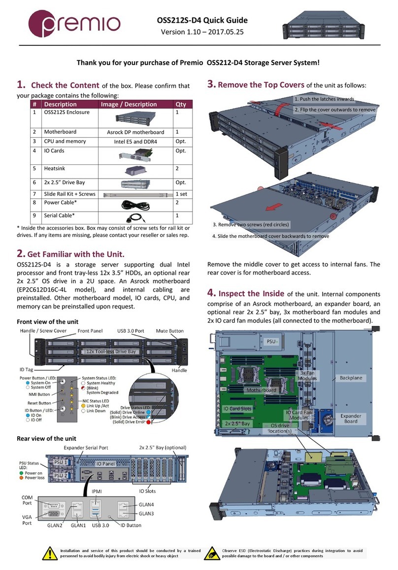 Premio OSS212S-D4 quick guide